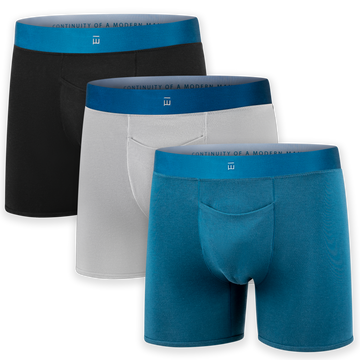 Men's 3 Pack Underwear Trunks Made From Tencel™ Lyocel & Organic Cotton