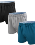 Mens's 3 Pack Underwear Boxer Shorts Made from Tencel™ Lyocel & Organic Cotton