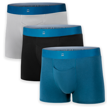 Mens's # Pack Underwear Trunks V2 Made from Tencel™ Lyocel & Organic Cotton