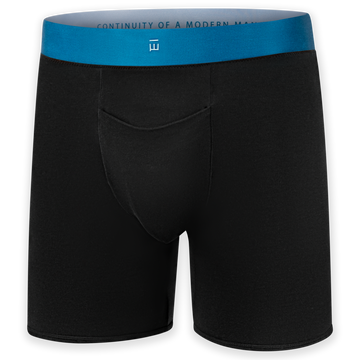 Men's Black Underwear Boxer Briefs Made From Tencel™ Lyocel & Organic Cotton