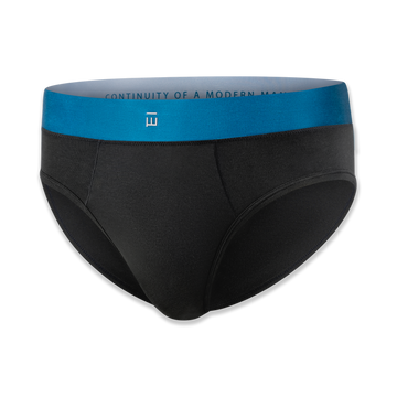 Men's Black Underwear Briefs Made From Tencel™ Lyocel & Organic Cotton