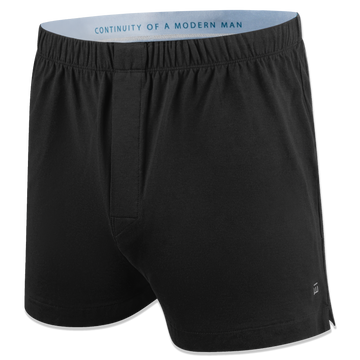 Men's Black Underwear Boxer Shorts Made from Tencel™ Lyocel & Organic Cotton
