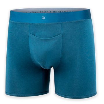 Blue Men's Underwear Trunks Made From Tencel™ Lyocel & Organic Cotton