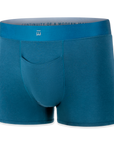 Mens's Blue Underwear Trunks V2 Made from Tencel™ Lyocel & Organic Cotton