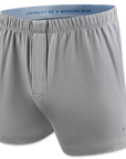 Mens's Grey Underwear Boxer Shorts Made from Tencel™ Lyocel & Organic Cotton