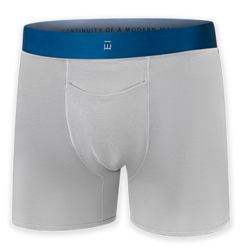 Grey Men's Underwear Trunks Made From Tencel™ Lyocel & Organic Cotton