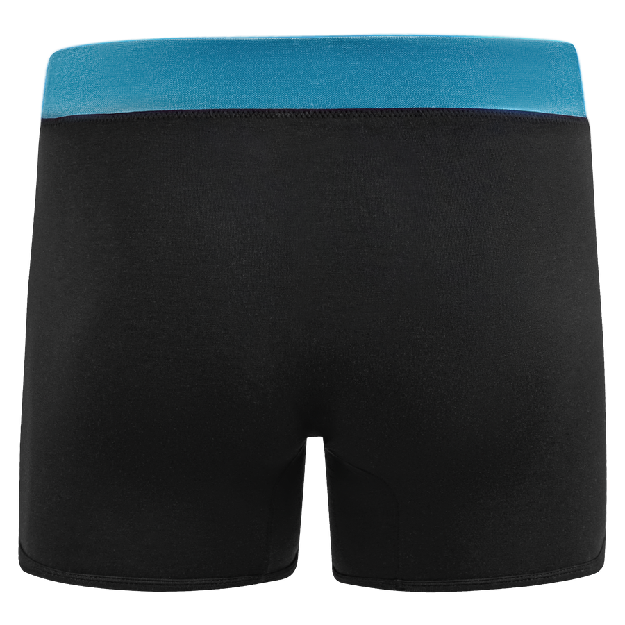 Bomens Men's Black Underwear Trunks Made From Tencel™ Lyocel & Organic Cotton