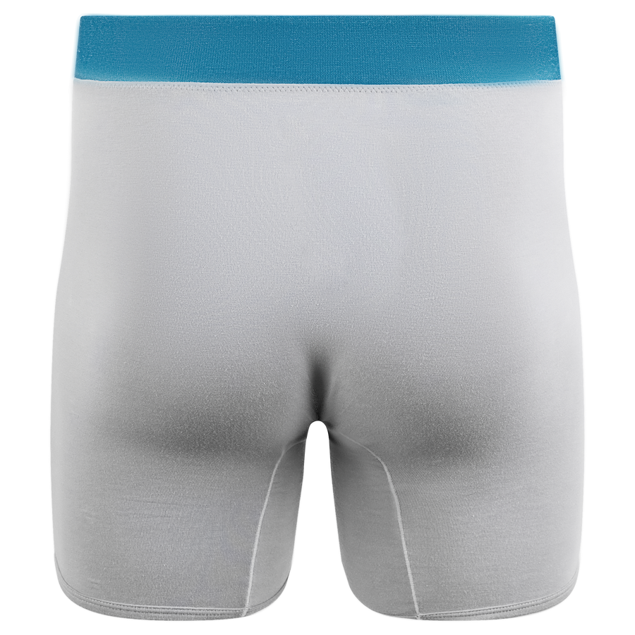 Bomens Grey Underwear Boxer Briefs Made From Tencel™ Lyocel & Organic Cotton