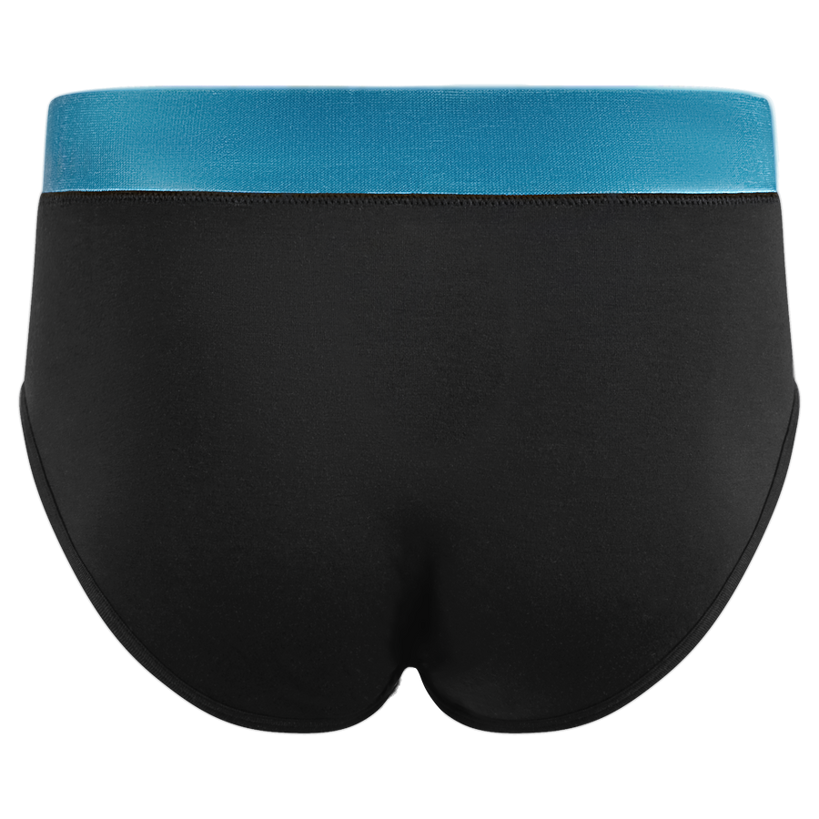 Bomens Black Underwear Briefs Made From Tencel™ Lyocel & Organic Cotton