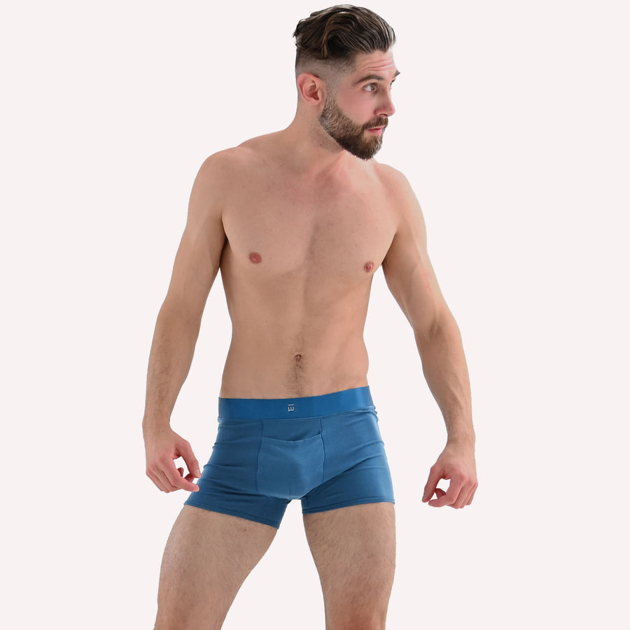 Moroccan Blue ModrnMan™ Trunks V2