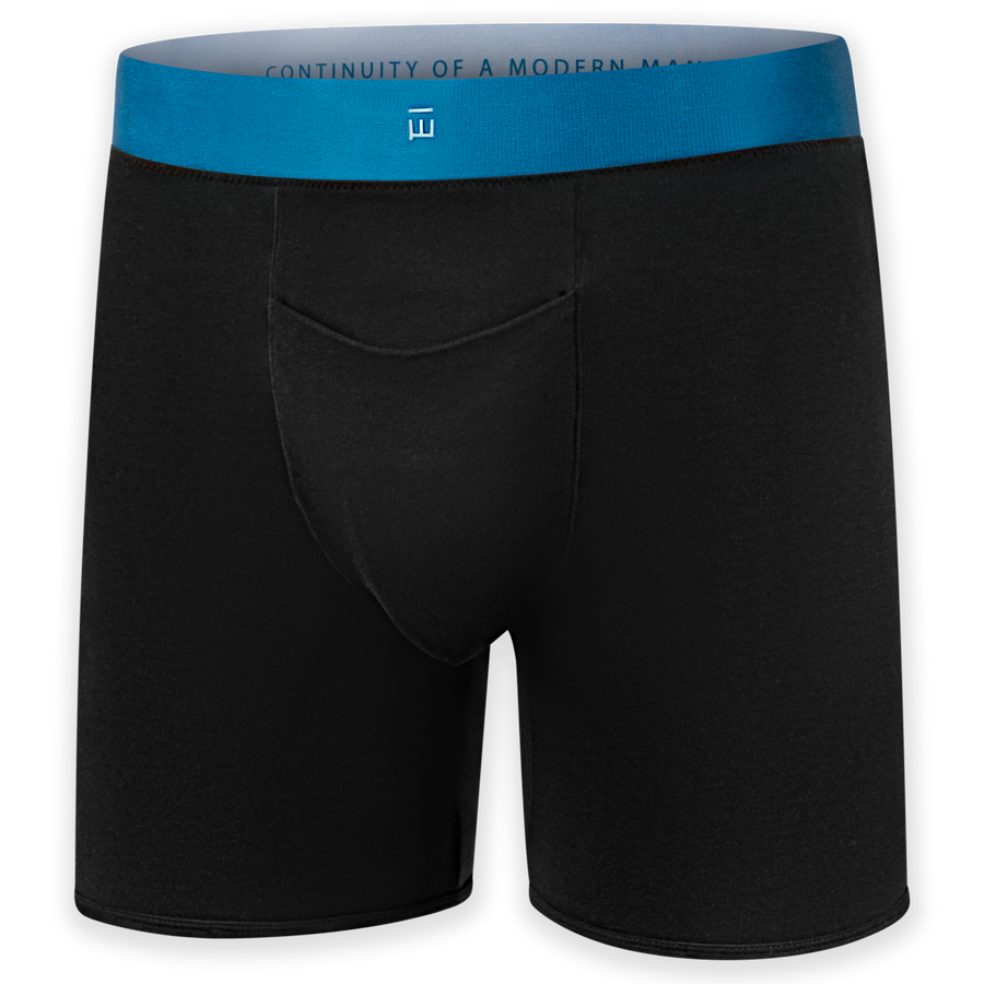 Men's Black Underwear Boxer Briefs Made From Tencel™ Lyocel & Organic Cotton