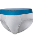 Men's Grey Underwear Briefs Made From Tencel™ Lyocel & Organic Cotton