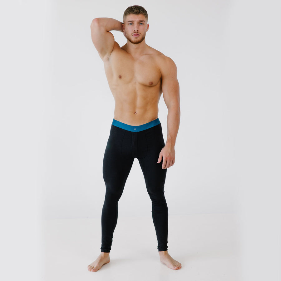 Black ModrnMan™ Long Johns