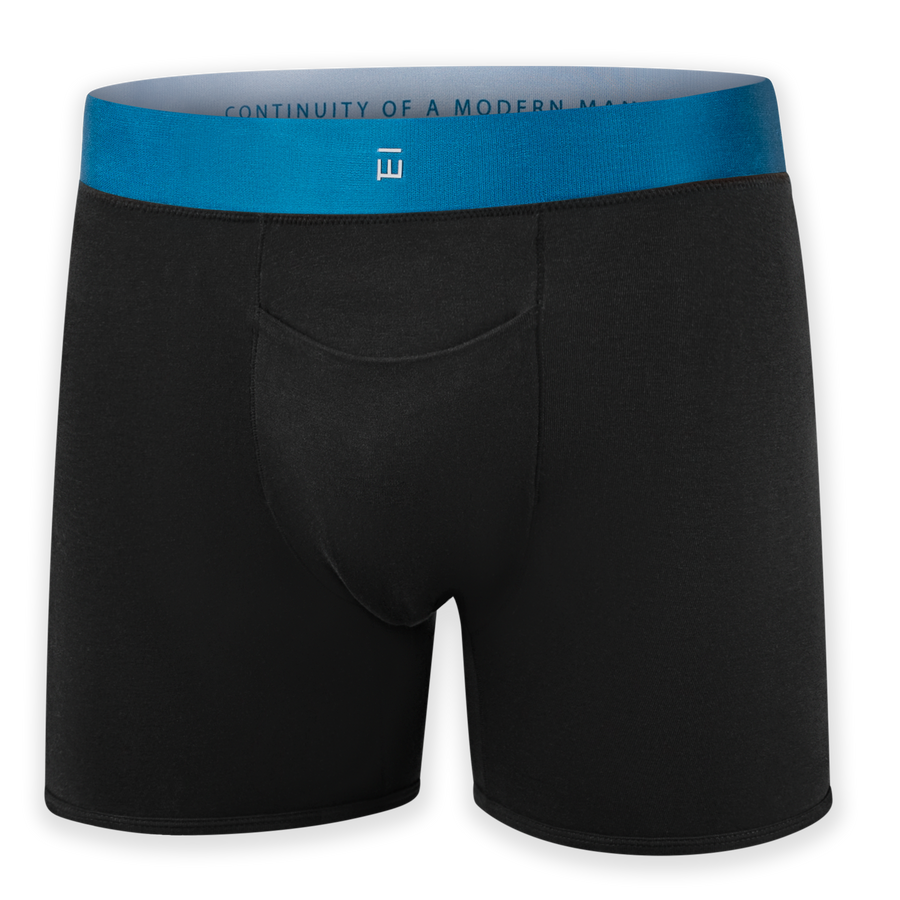 Men's Black Underwear Trunks Made From Tencel™ Lyocel & Organic Cotton