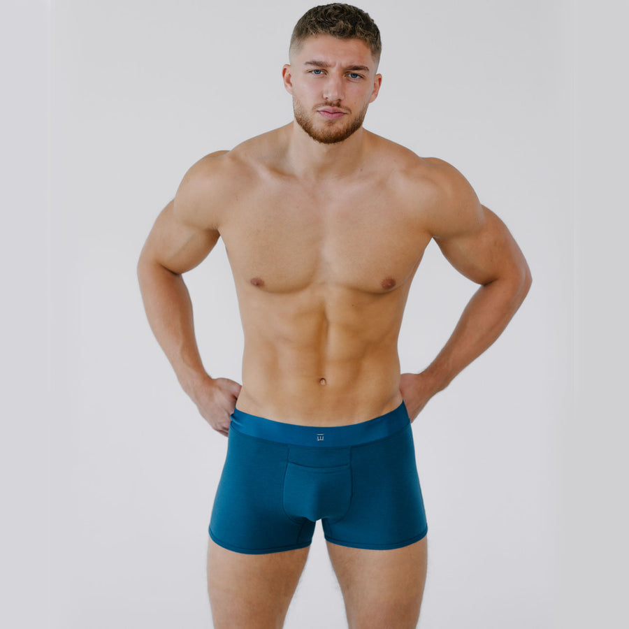 Moroccan Blue ModrnMan™ Trunks V2