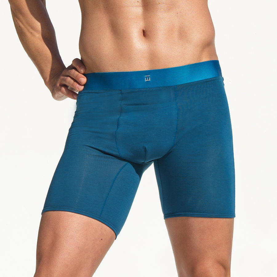 Moroccan Blue 3 Pack ModrnMan™ Underwear Boxer Briefs