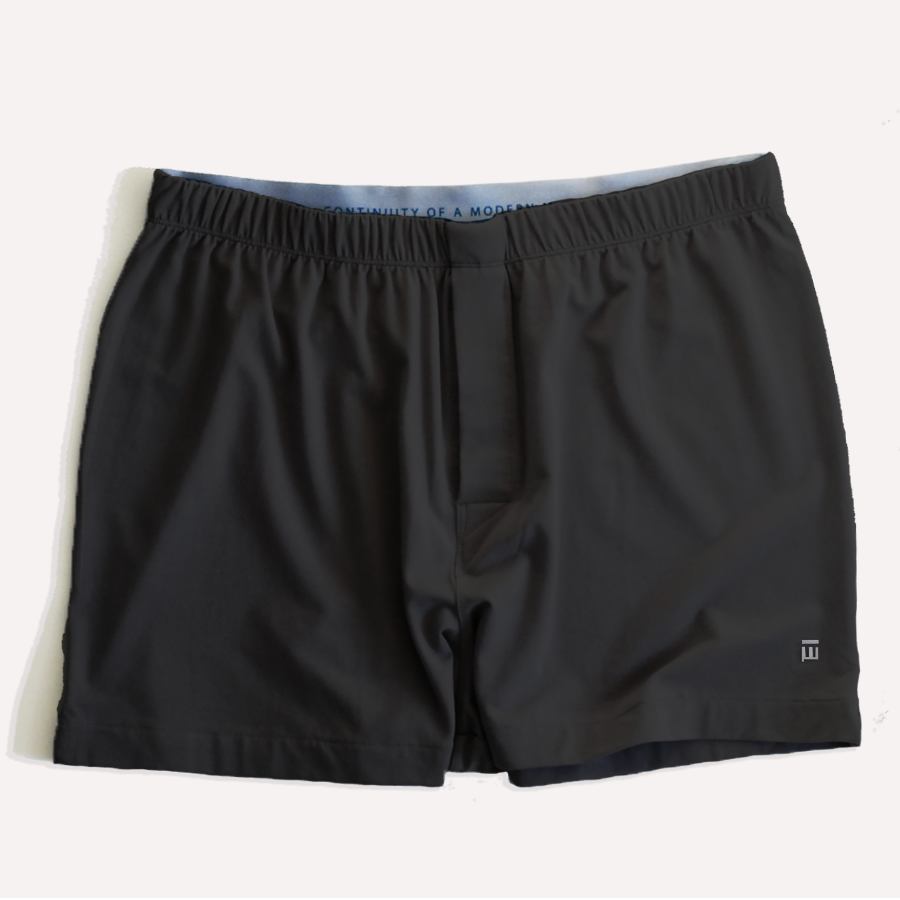 Classic Black Boxer Shorts For Men | Bomens 